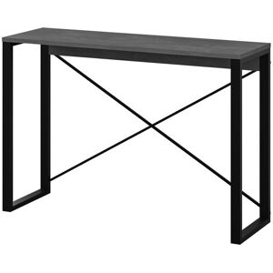 17 Stories Aliceville Console Table Retro 110cm with Metal Legs Black/Retro Grey 75cm H X 110cm W X 35cm D 17 Stories Aliceville Console Table Retro 110cm with Metal Legs Black/Retro Grey 75cm H X 110cm W X 35cm D