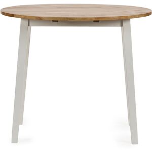 Harriet Bee Hayasdan 75.5cm L x 75.5cm W Dining Table Brown/White Harriet Bee Hayasdan 75.5cm L x 75.5cm W Dining Table Brown/White
