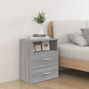 17 Stories Goranka 2 - Drawer End Table Built-In Outlets Grey Sonoma 60cm H X 50cm W X 32cm D 17 Stories Goranka 2 - Drawer End Table Built-In Outlets Grey Sonoma 60cm H X 50cm W X 32cm D