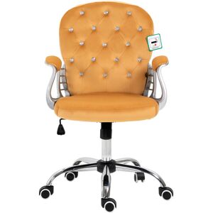Symple Stuff Desk Chair Mustard 92cm H X 61cm W X 60cm D Symple Stuff Desk Chair Mustard 92cm H X 61cm W X 60cm D