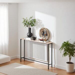 Trent Austin Design Abingt 120cm Console Table Black/Light Wooden Effect 80cm H x 120cm W x 20cm D Trent Austin Design Abingt 120cm Console Table Black/Light Wooden Effect 80cm H x 120cm W x 20cm D