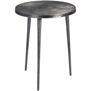 World Menagerie Maarten Side Table Grey, Silver 50cm H x 40cm W x 40cm D World Menagerie Maarten Side Table Grey, Silver 50cm H x 40cm W x 40cm D