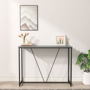 Borough Wharf Alexanda 75cm Console Table Ash Grey 100cm H X 75cm W X 30cm D Borough Wharf Alexanda 75cm Console Table Ash Grey 100cm H X 75cm W X 30cm D