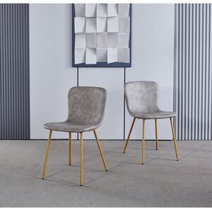 George Oliver Mose Upholstered Dining Chair Brown 76.5cm H X 51cm W X 44cm D George Oliver Mose Upholstered Dining Chair Brown 76.5cm H X 51cm W X 44cm D