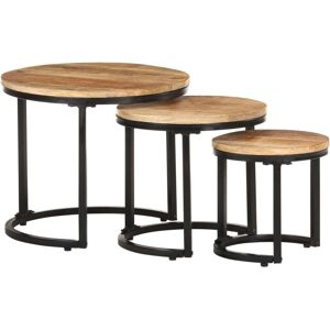 Borough Wharf Kaison 3 Piece Nest of Tables 44cm H X 52cm W X 52cm D Borough Wharf Kaison 3 Piece Nest of Tables 44cm H X 52cm W X 52cm D