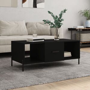 Metro Aunterrio 4 Legs Coffee Table with Storage Black 40cm H X 102cm W X 50cm D Metro Aunterrio 4 Legs Coffee Table with Storage Black 40cm H X 102cm W X 50cm D
