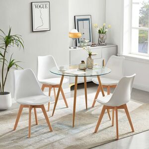 Isabelline Abreu Upholstered Dining Chair White 81cm H X 46.5cm W X 41.5cm D Isabelline Abreu Upholstered Dining Chair White 81cm H X 46.5cm W X 41.5cm D