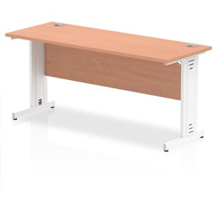 Inbox Zero Impulse 180 Cm W Rectangular Computer Desk White/Beech 73cm H x 160cm W x 60cm D Inbox Zero Impulse 180 Cm W Rectangular Computer Desk White/Beech 73cm H x 160cm W x 60cm D