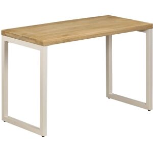 Rio Drake Dining Table White/Beige 76 x 55 x 115 cm Rio Drake Dining Table White/Beige 76 x 55 x 115 cm