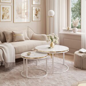 Fairmont Park Nettinne Extendable Base Coffee Table White 48cm H X 70cm W X 70cm D Fairmont Park Nettinne Extendable Base Coffee Table White 48cm H X 70cm W X 70cm D