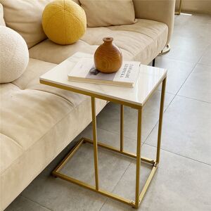 Fairmont Park Marble Coffee Table Sofa Side End Table Bedside Tables Living Room Furniture With Solid Metal Frame White 162.56cm H X 45cm W X 30cm D Fairmont Park Marble Coffee Table Sofa Side End Table Bedside Tables Living Room Furniture With Solid Metal Frame White 162.56cm H X 45cm W X 30cm D
