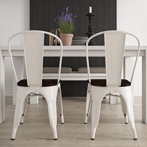 Borough Wharf Arzola Dining Chair White 85cm H X 44.4cm W X 52cm D Borough Wharf Arzola Dining Chair White 85cm H X 44.4cm W X 52cm D
