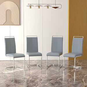 Ivy Bronx Lisco Upholstered Dining Chair Grey 101cm H X 42cm W X 50.5cm D Ivy Bronx Lisco Upholstered Dining Chair Grey 101cm H X 42cm W X 50.5cm D