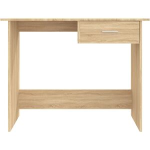 Brayden Studio Hannigan Desk Sonoma Oak 76cm H X 100cm W X 50cm D Brayden Studio Hannigan Desk Sonoma Oak 76cm H X 100cm W X 50cm D