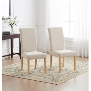 Lark Manor Cream Roll Top Upholstered Dining Chair Cream 101cm H X 46cm W X 62cm D Lark Manor Cream Roll Top Upholstered Dining Chair Cream 101cm H X 46cm W X 62cm D