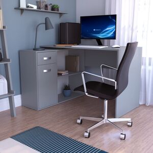 Latitude Run Muskoka Longton L-Shape Computer Desk Grey 75cm H X 120cm W X 59cm D Latitude Run Muskoka Longton L-Shape Computer Desk Grey 75cm H X 120cm W X 59cm D