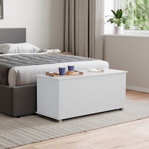 August Grove Beacsfield Metal Storage Bench White 46cm H X 100cm W X 40cm D August Grove Beacsfield Metal Storage Bench White 46cm H X 100cm W X 40cm D