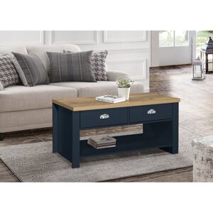 August Grove Napanoch Sled Coffee Table with Storage Navy Blue 50.5cm H X 99cm W X 53.6cm D August Grove Napanoch Sled Coffee Table with Storage Navy Blue 50.5cm H X 99cm W X 53.6cm D