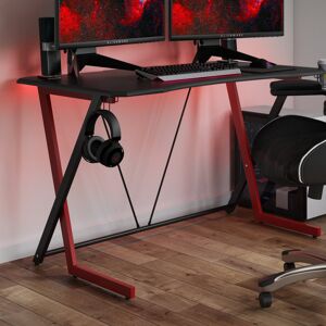 Latitude Run Arruda Phantom Gaming Computer Desk Black;Black 76.5cm H X 120cm W X 60cm D Latitude Run Arruda Phantom Gaming Computer Desk Black;Black 76.5cm H X 120cm W X 60cm D