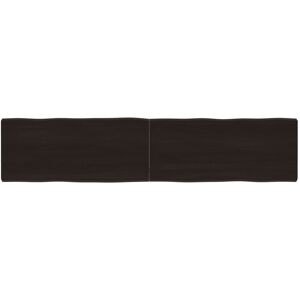 Alpen Home Table Top Solid Wood Oak Dark Brown 6cm H x 180cm W x 40cm D Alpen Home Table Top Solid Wood Oak Dark Brown 6cm H x 180cm W x 40cm D