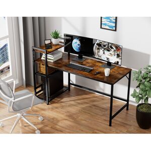 Borough Wharf Glenam Rectangle 140Cm W Writing Desk Brown 110cm H X 140cm W X 60cm D Borough Wharf Glenam Rectangle 140Cm W Writing Desk Brown 110cm H X 140cm W X 60cm D