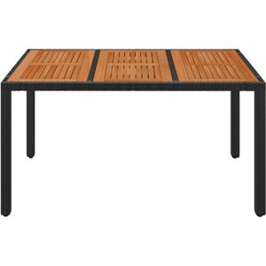 Latitude Run Levian Rectangular Outdoor Dining Table Oak 75cm H x 150cm W x 90cm D Latitude Run Levian Rectangular Outdoor Dining Table Oak 75cm H x 150cm W x 90cm D