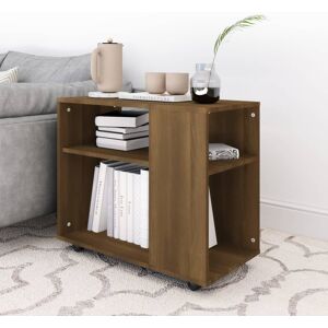 Hashtag Home Aila Side Table 70x35x55 cm Engineered Wood Brown Oak 55cm H X 70cm W X 35cm D Hashtag Home Aila Side Table 70x35x55 cm Engineered Wood Brown Oak 55cm H X 70cm W X 35cm D