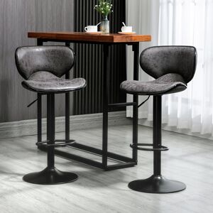 Rio Abdus-Sami Height Adjustable Swivel Bar Stool Dark Grey 45cm W X 50cm D Rio Abdus-Sami Height Adjustable Swivel Bar Stool Dark Grey 45cm W X 50cm D
