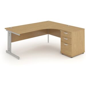 Brayden Studio L-Shape Computer Desk Oak 73cmH x 180cm W x 163cmD Brayden Studio L-Shape Computer Desk Oak 73cmH x 180cm W x 163cmD