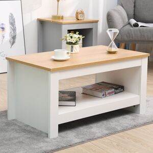 Rosalind Wheeler Gratian Sled Coffee Table with Storage White 42cm H X 85cm W X 47cm D Rosalind Wheeler Gratian Sled Coffee Table with Storage White 42cm H X 85cm W X 47cm D