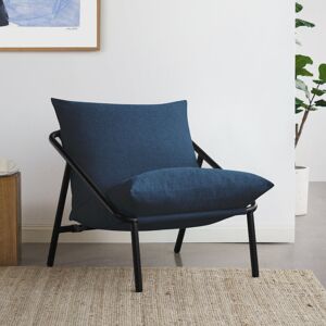 17 Stories Lizetta Sling Chair - Accent chari with Plush foam cushioning - Durable steel frame & soft fabric upholstery - Award-winning Modern accent chair - Eas Blue 68.8cm H X 78cm W X 78cm D 17 Stories Lizetta Sling Chair - Accent chari with Plush foam cushioning - Durable steel frame & soft fabric upholstery - Award-winning Modern accent chair - Eas Blue 68.8cm H X 78cm W X 78cm D