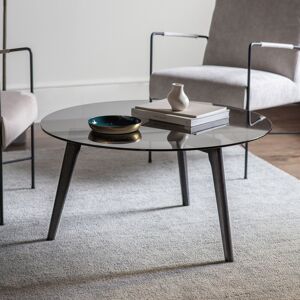 Gallery Direct 3 Legs Coffee Table Black 45cm H X 90cm W X 90cm D Gallery Direct 3 Legs Coffee Table Black 45cm H X 90cm W X 90cm D
