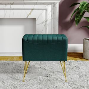 Fairmont Park Minford 46.5cm Tall Iron Dressing Table Stool Green 46cm H X 31.5cm W X 31.5cm D Fairmont Park Minford 46.5cm Tall Iron Dressing Table Stool Green 46cm H X 31.5cm W X 31.5cm D