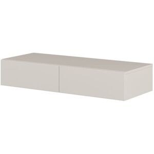 Latitude Run Modern Cashmere Floating Dressing Table 90cm - Space-Saving Style with Push-to-Open Drawers Cashmere Latitude Run Modern Cashmere Floating Dressing Table 90cm - Space-Saving Style with Push-to-Open Drawers Cashmere