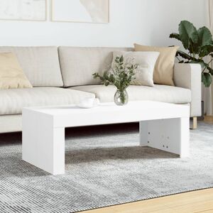17 Stories Coffee Table Brown Oak 102X50x36 Cm Engineered Wood White 17 Stories Coffee Table Brown Oak 102X50x36 Cm Engineered Wood White
