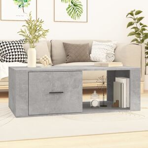 Alpen Home Rolph Floor Shelf Coffee Table with Storage Concrete Grey 35cm H X 100cm W X 50.5cm D Alpen Home Rolph Floor Shelf Coffee Table with Storage Concrete Grey 35cm H X 100cm W X 50.5cm D