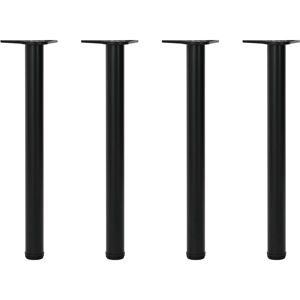 Symple Stuff 4 Height Adjustable Table Legs Black 28.3in H x 2.4in W x 2.4in D Symple Stuff 4 Height Adjustable Table Legs Black 28.3in H x 2.4in W x 2.4in D