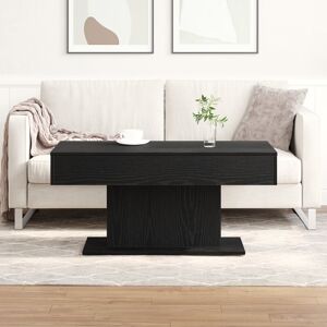 17 Stories Coffee Table Black Oak Wood 96.1 X 50 X 44.8 Cm Durable Black Oak 44.8cm H X 96.1cm W X 50cm D 17 Stories Coffee Table Black Oak Wood 96.1 X 50 X 44.8 Cm Durable Black Oak 44.8cm H X 96.1cm W X 50cm D