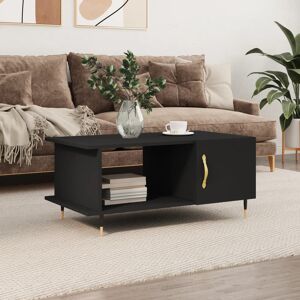 Fairmont Park Caldina 4 Legs Coffee Table with Storage Black 40cm H X 90cm W X 50cm D Fairmont Park Caldina 4 Legs Coffee Table with Storage Black 40cm H X 90cm W X 50cm D