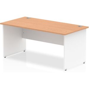 Inbox Zero Impulse 180 Cm W Rectangular Computer Desk White/Light Brown 73cm H x 160cm W x 80cm D Inbox Zero Impulse 180 Cm W Rectangular Computer Desk White/Light Brown 73cm H x 160cm W x 80cm D