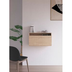 Latitude Run Fryman Floating Desk Light Oak 75cm W X 30cm D Latitude Run Fryman Floating Desk Light Oak 75cm W X 30cm D