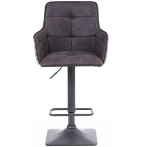 Borough Wharf Anton Height Adjustable Swivel Bar Stool Dark Grey 52cm W X 45cm D Borough Wharf Anton Height Adjustable Swivel Bar Stool Dark Grey 52cm W X 45cm D