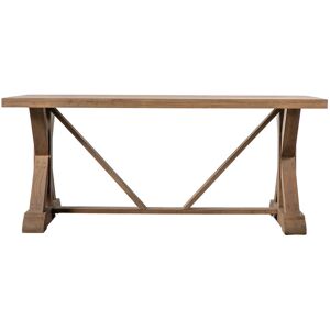 August Grove Schlosser 220 Cm Mango Solid Wood Trestle Dining Table Light Wood 76cm H x 90cm W x 180cm L August Grove Schlosser 220 Cm Mango Solid Wood Trestle Dining Table Light Wood 76cm H x 90cm W x 180cm L