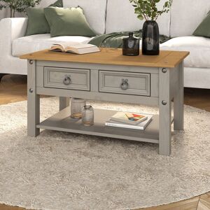 Marlow Home Co. Crestone Coffee Table with Storage Waxed Pine 45cm H X 85cm W X 50cm D Marlow Home Co. Crestone Coffee Table with Storage Waxed Pine 45cm H X 85cm W X 50cm D