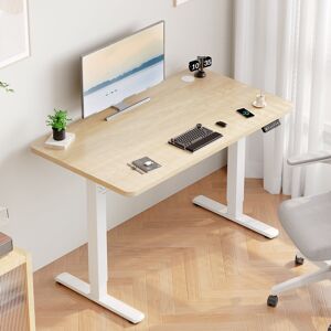 17 Stories Electric Standing Desk Height Adjustable Desk Sit Stand Desk With Time Reminder Stand up Desk 3 Memory Setting Electric Desk Beige/White 72cm H x 100cm W x 60cm D 17 Stories Electric Standing Desk Height Adjustable Desk Sit Stand Desk With Time Reminder Stand up Desk 3 Memory Setting Electric Desk Beige/White 72cm H x 100cm W x 60cm D