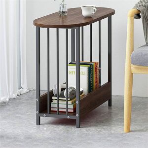 Latitude Run Bentor End Table Brown Wood 52cm H X 60cm W X 29cm D Latitude Run Bentor End Table Brown Wood 52cm H X 60cm W X 29cm D