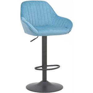 Canora Grey Kenery Height Adjustable Bar Stool Pastel Blue 51cm W X 52cm D Canora Grey Kenery Height Adjustable Bar Stool Pastel Blue 51cm W X 52cm D