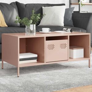 Borough Wharf Alizai Coffee Table with Storage Pink 43.5cm H X 101.5cm W X 50cm D Borough Wharf Alizai Coffee Table with Storage Pink 43.5cm H X 101.5cm W X 50cm D