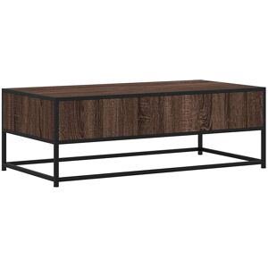 Latitude Run Coffee Table Grey Sonoma 100X50x35 Cm Engineered Wood And Metal Brown Oak Latitude Run Coffee Table Grey Sonoma 100X50x35 Cm Engineered Wood And Metal Brown Oak