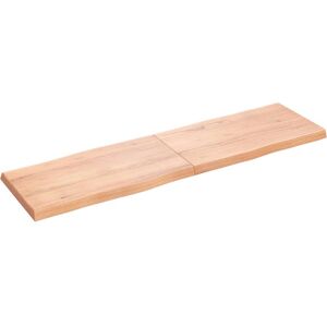 Alpen Home Table Top Solid Wood Oak Light Brown 50cm H x 180cm W x 6cm D Alpen Home Table Top Solid Wood Oak Light Brown 50cm H x 180cm W x 6cm D